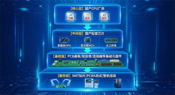 信创电子制造供应链重构模型-国产CPU芯片适配流程